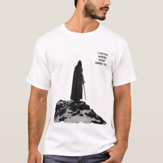 Legendary Warrior T-Shirt-Epic Black & White Back T Shirt