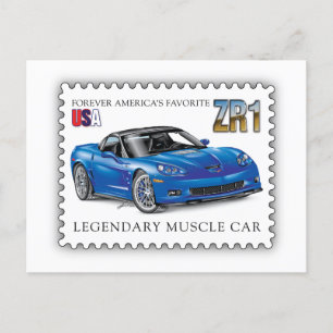 LEGENDARY Z-R-ONE AUTOMOBILE ART HELG VYKORT