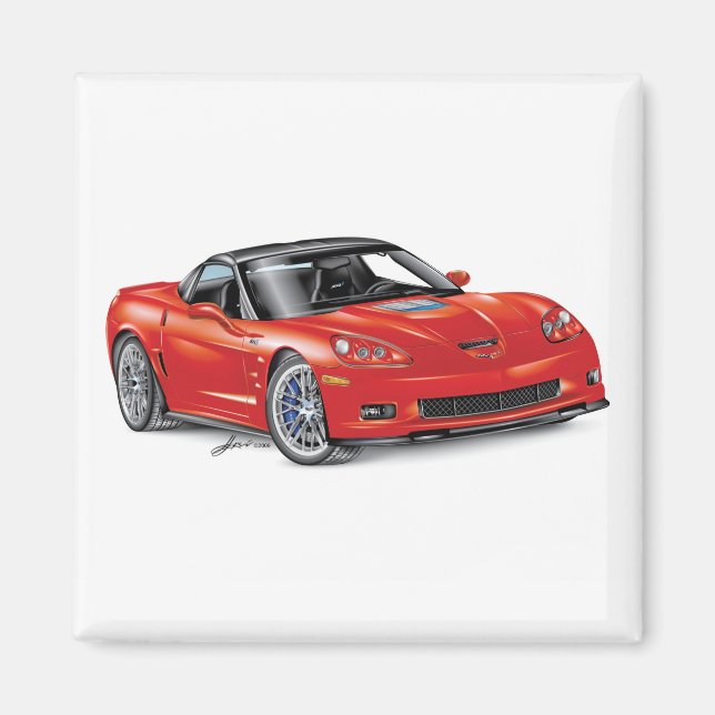 LEGENDARY Z-R-ONE AUTOMOBILE ART MAGNET (Framsidan)