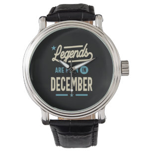 Legenden är född i december - 19 december armbandsur