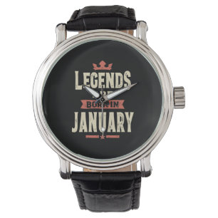 Legenden är född i januari - januari armbandsur