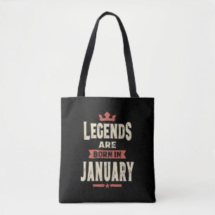 Legenden är född i januari - januari tygkasse