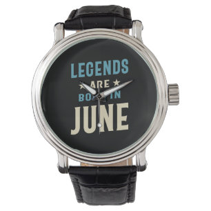Legenden är född i juni - juni armbandsur
