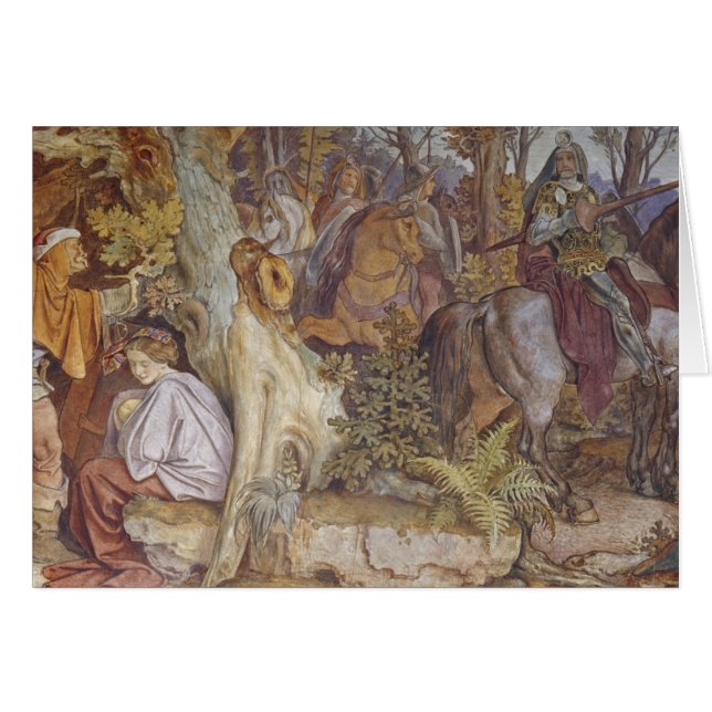 Legenden av Frederick den peaceables Taufritten Hälsningskort (Framsidan Horizontal)