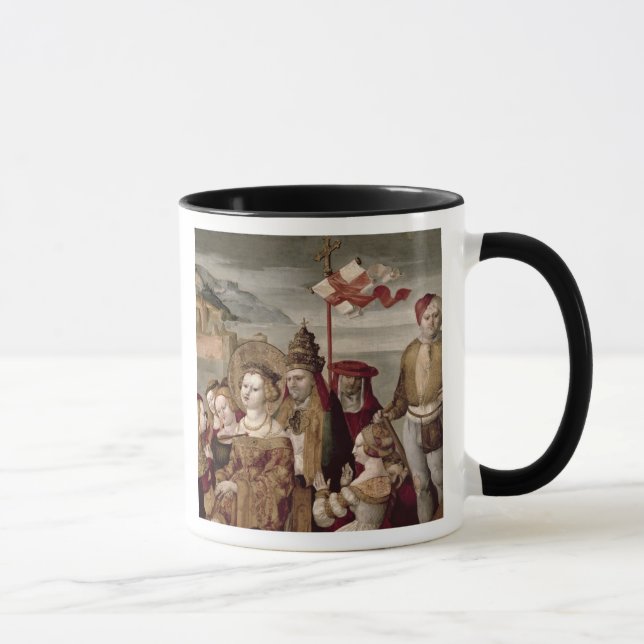 Legenden av St Ursula, c.1530 (olja på panel) Mugg (Höger)
