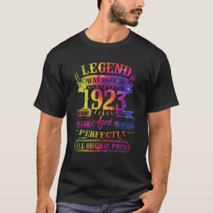 Legenden föddes 1923 99 år gammal 99:e födelsedage t shirt