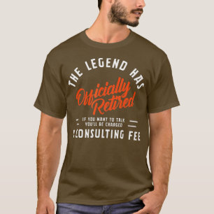 Legenden har betalat tillbaka den konsultavgift so t shirt