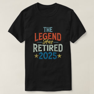 Legenden har gått i pension 2025 Pension Män Kvin T Shirt