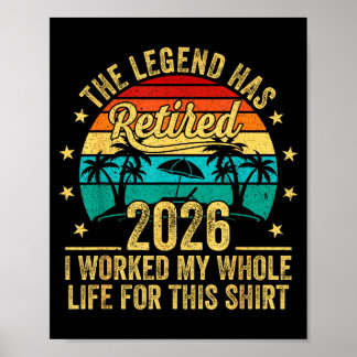 Legenden Har Gått I Pension 2026 Jag Har Arbetat H Poster