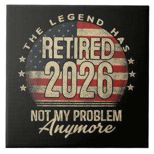 Legenden har gått i pension 2026 Roligt Kakelplatta