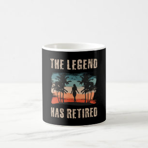 Legenden har gått i pension, Pensionering, Pension Kaffemugg