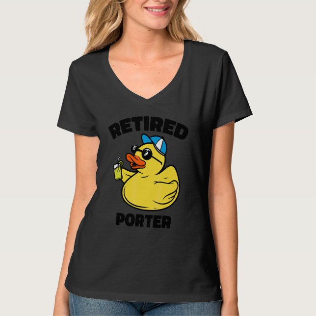 Legenden har gått i pension Porter T Shirt (Framsida)