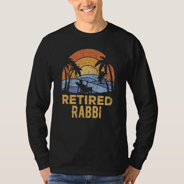 Legenden har gått i pension Rabbi T Shirt (Framsida)