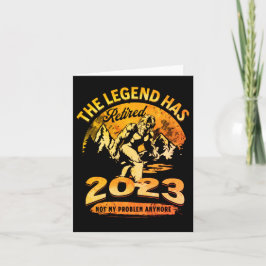 Legenden har gått tillbaka 2023 Roligt Bigfoot Pen Inbjudan