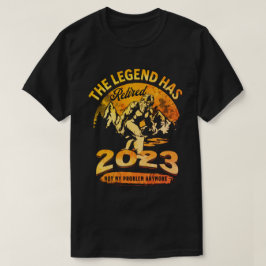 Legenden har gått tillbaka 2023 Roligt Bigfoot Pen T Shirt