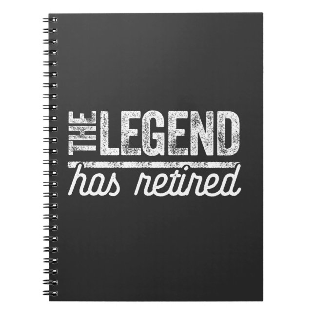 legenden har gått ur anteckningsbok (Framsidan)