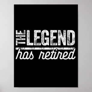 legenden har gått ur poster