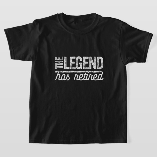 legenden har gått ur t shirt (Laydown)
