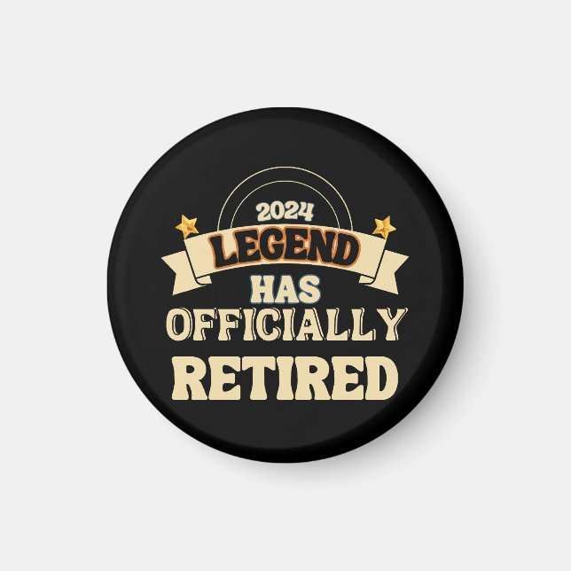 Legenden har officiellt gått i pension magnet (Framsidan)