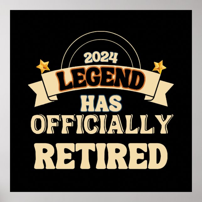 Legenden har officiellt gått i pension poster (Framsidan)