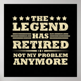 Legenden har officiellt gått i pension rolig pensi poster