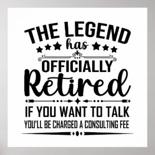 Legenden har officiellt gått i pension rolig pensi poster