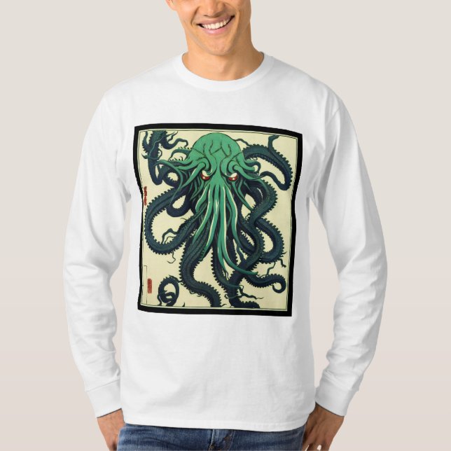 Legenden i Cthulhu T Shirt (Framsida)