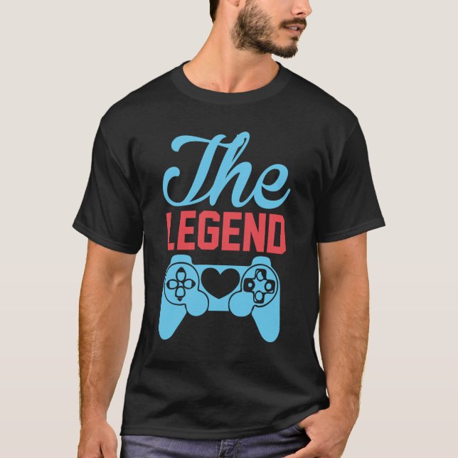 Legenden inom spel t shirt (Framsida)