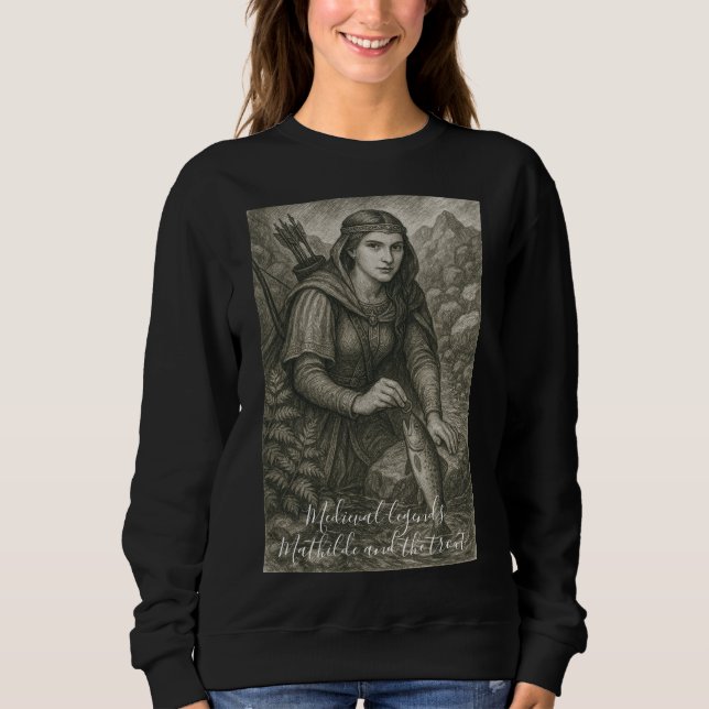 Legenden om Mathilde de Canossa och forellen T Shirt (Framsida)