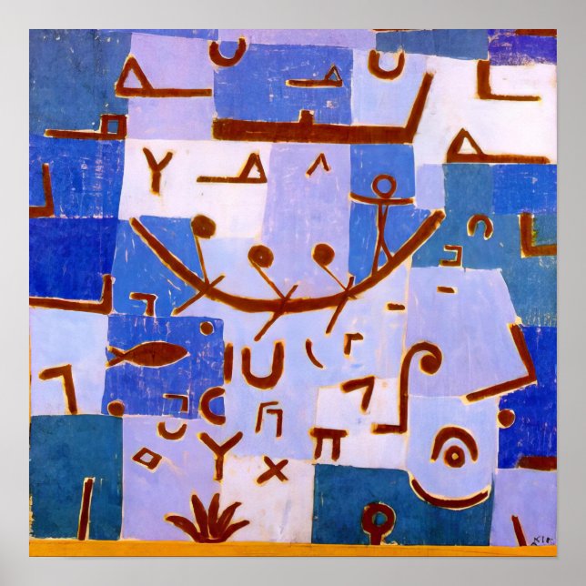 Legenden om Nilen | Paul Klee | Poster (Framsidan)
