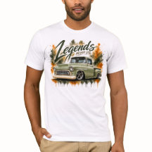Legender Aldrig Dö Klassisk Lastbil T-Shirt