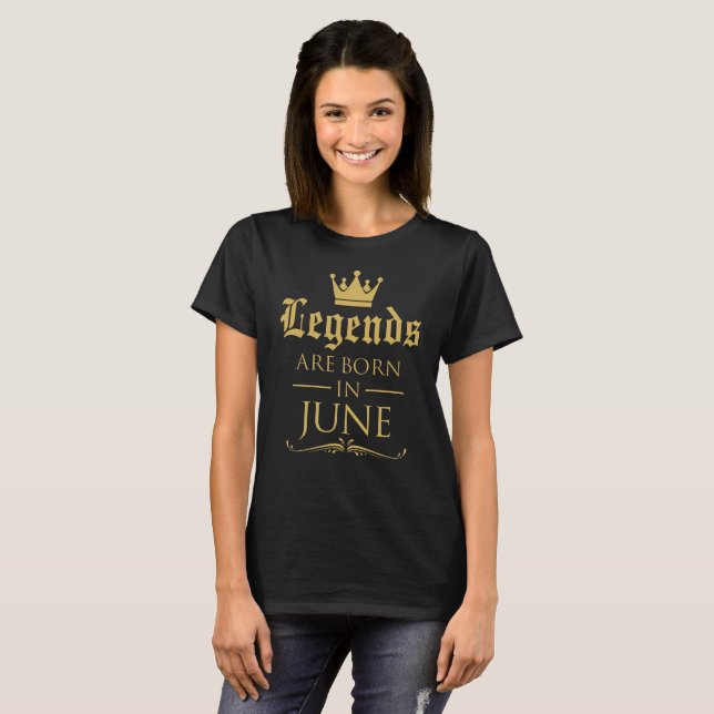 Legender är bördiga Juni T-shirt (Hel framsida)