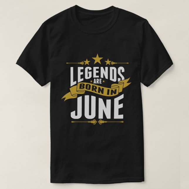 Legender är bördiga Juni T-shirt (Design framsida)