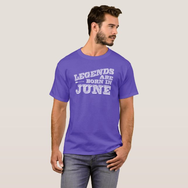 Legender är bördiga Juni T-shirt (Hel framsida)