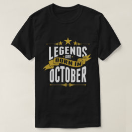 Legender är bördiga Oktober T-shirt