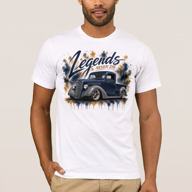 Legender Dör Aldrig Classic Truck T-Shirt  (Framsida)