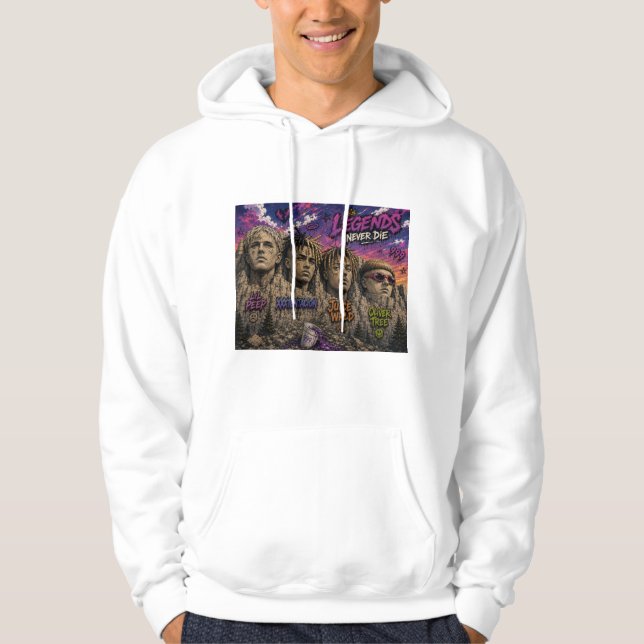 Legender Dör Aldrig-Hoodie Hoodie (Framsida)
