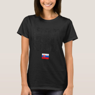 Legender Föddes I Slovakien Slovakernas Flaggas St T Shirt
