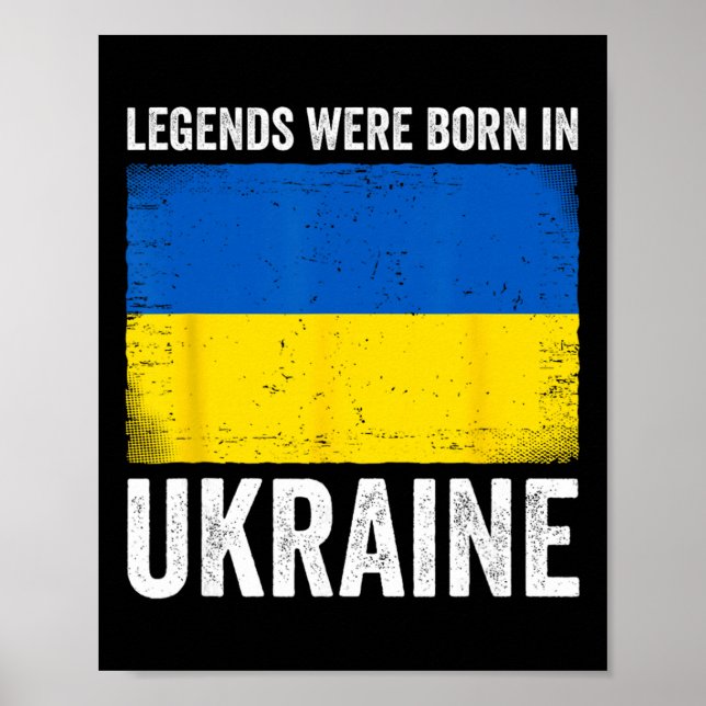 Legender Föddes I Ukraina Poster (Framsidan)