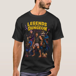 Legender i fängelsehålan | Episk Fantasy-äventyrs T Shirt