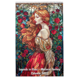 Legender i glas – medeltida fantasikalender kalender