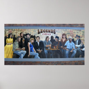 legender inom countrymusik poster