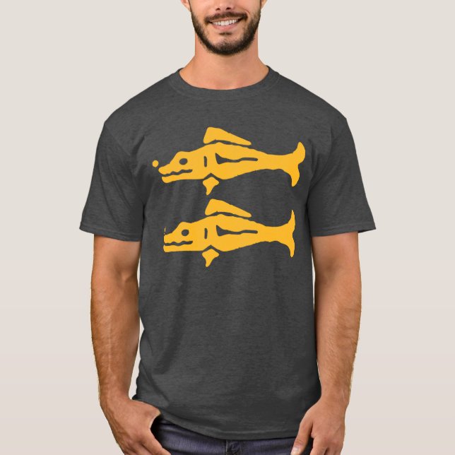 Legender Om Dolda Templet Blå Barracudas roliga T Shirt (Framsida)