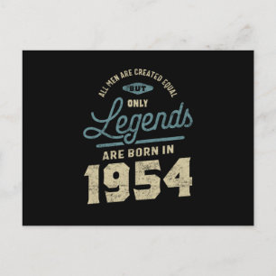 Legender Sedan 1954 Födelsedagspresent Vykort