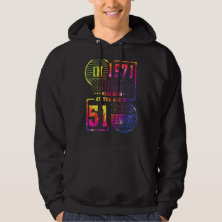 Legenderna föddes 1971 51 år gamla 51 år gamla hoodie