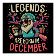 Legenderna föds i december Fågeldag Gift Idea