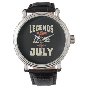 Legenderna föds upp i juli - 7:e födelsedag armbandsur
