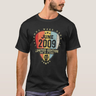 Legenderna gitarr Plektrum föddes i juni 2009 Guit T Shirt
