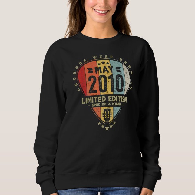Legenderna gitarr Plektrum föddes i maj 2010 i Gui T Shirt (Framsida)