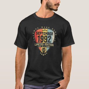 Legenderna gitarr Plektrum föddes i september 1992 T Shirt